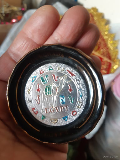 Тарелочка мини фарфоровая.  Египет. Hurghada.
