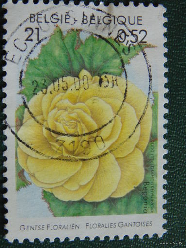 Бельгия 2000г. Флора.