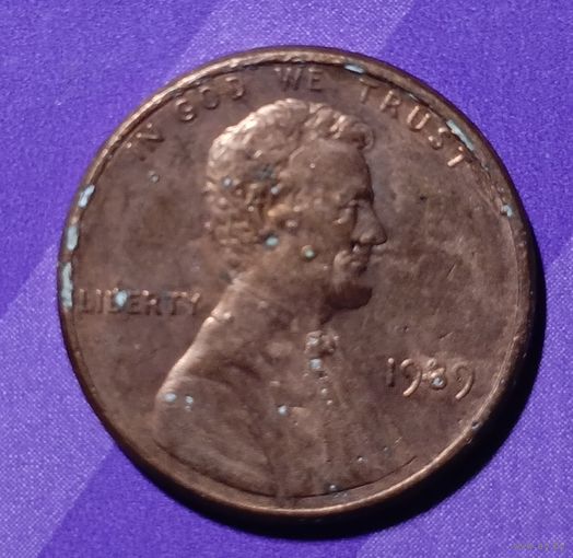 1 цент 1989  США