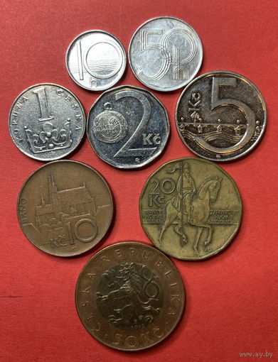 Чехия 8 монет