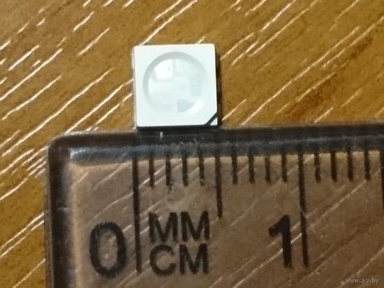 SMD светодиод 5050, ультрафиолетовый, 3v, 20 mA, 395 нм