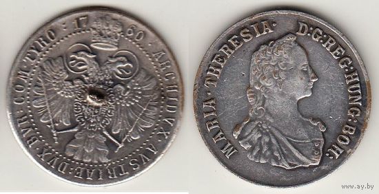 Австрия 1/2 талера 1760 КОПИЯ!!!
