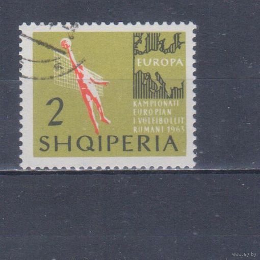 [2496] Албания 1963. Спорт.Волейбол. Гашеная марка.