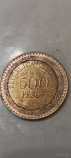 Колумбия 500 песос 2016