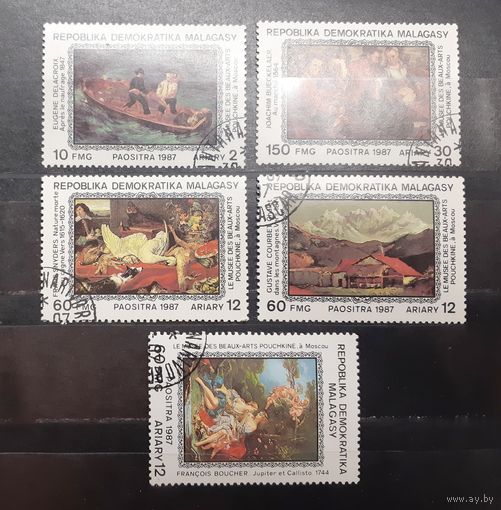 Мадагаскар. 1987 год. Искусство. Живопись (589)