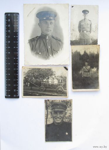 Все лоты с рубля.Старые фотографии военных СССР