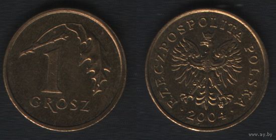 Польша y276 1 грош 2004 год (mw) (_alb2