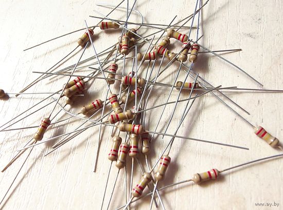 0,25 Вт. 220 кОм ((цена за 40 шт)) Резисторы 220ком