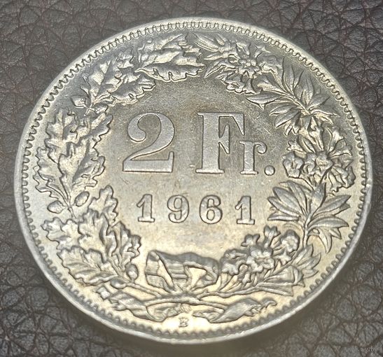 2 франка Швейцария  Серебро