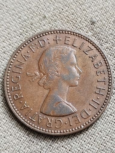 Распродажа - 1/2 пенни 1967г.,Великобритания,Елизавета 2