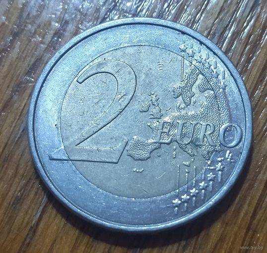 Германия, 2 евро 2009 года, J, 10 лет монетарной политики ЕС (EMU) и введения евро