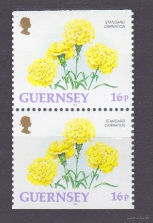 1992 Гернси 651Do+Du Цветы