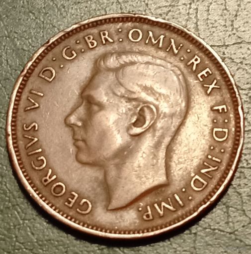 Великобритания 1 пенни 1937. Георг VI. Год коронации