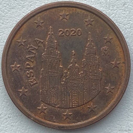 Испания 5 евроцентов 2020 г.