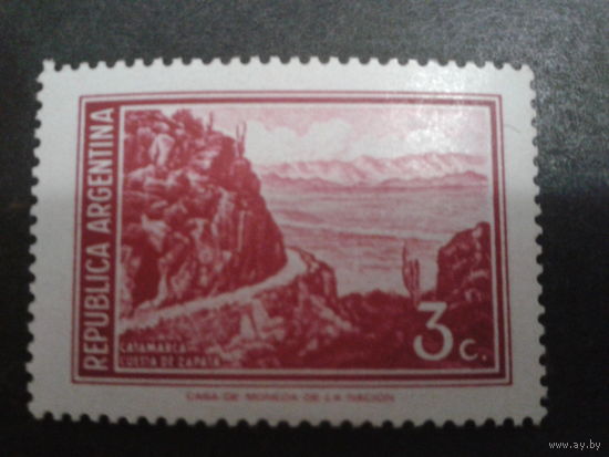 Аргентина 1971 Ландшафт