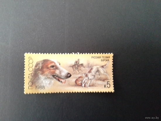 СССР 1988 собаки 5 к