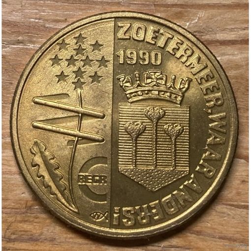 Нидерланды 1 ЭКЮ, 1990 Зутермер UNC
