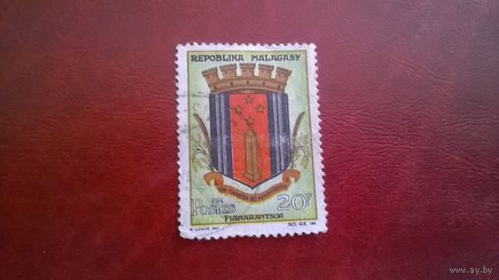 Герб 1963 год Мадагаскар
