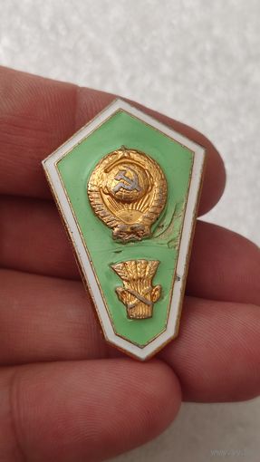 Знак значок сельскохозяйственный техникум СССР,200 лотов с 1 рубля!!!
