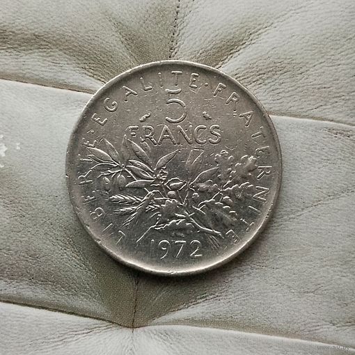 5 франков 1972 года Франция. Красивая монета!