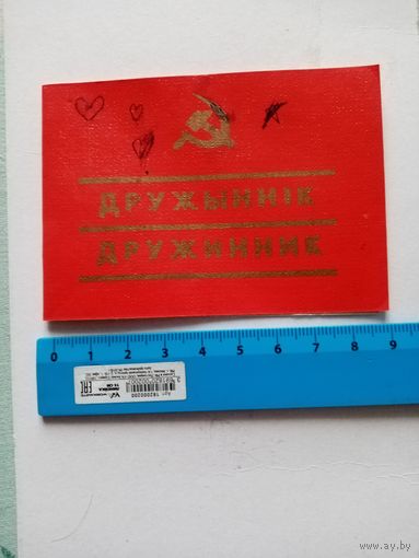 Удостоверение ДРУЖИННИК
