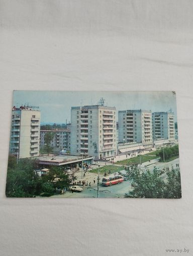 Открытка "Новосибирск. Улица Гоголя", изд-во "Планета", 1971 г, фото Б.Подгорного