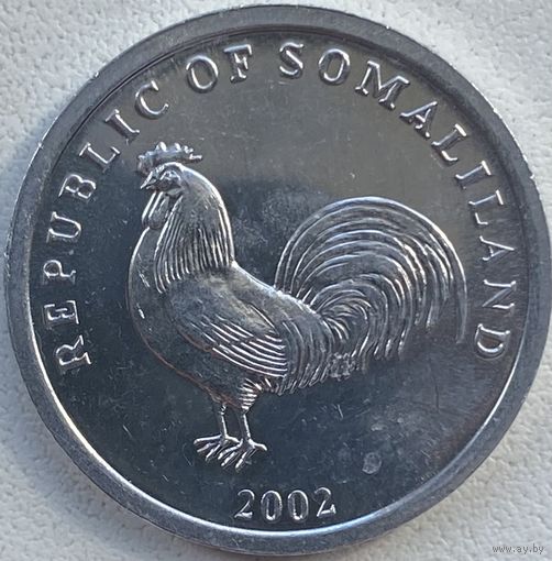 Сомалиленд 5 шиллингов 2002 г. Петух