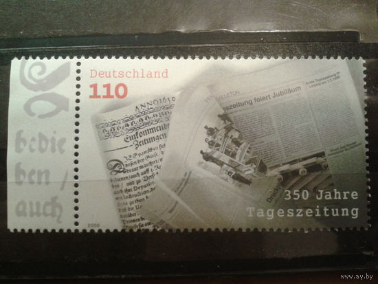 Германия 2000 Пресса** Михель-1,4 евро