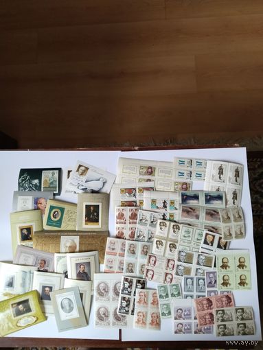 Лот  марок СССР  16 блоков-27 кв/б -2 листа  Чистые без  МЦ