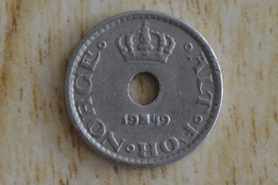 Норвегия 10 эре 1949