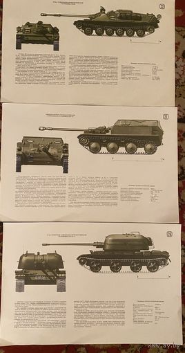 Плакаты СССР.Самоходные установки