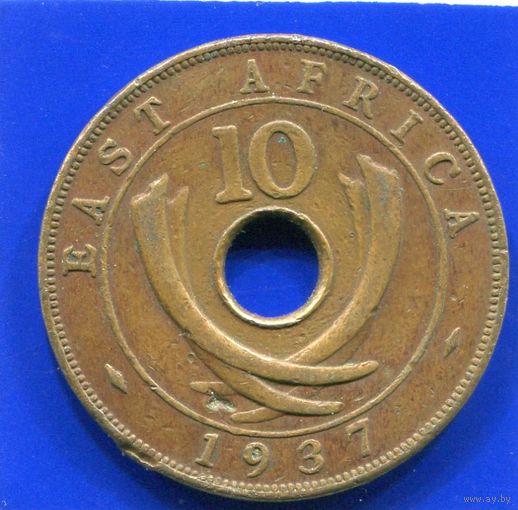 Британская Восточная Африка 10 центов 1937