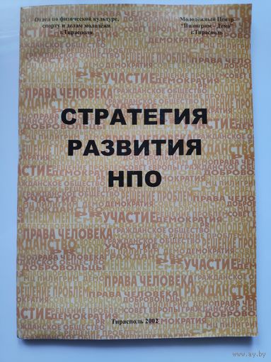 Стратегия развития НПО и инициативных групп.