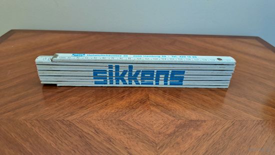 Сантиметр складной деревянный 2 метра Германия ХХ век.