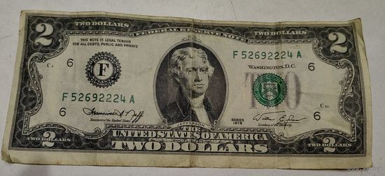 США 2 Доллара 1976 с Рубля!