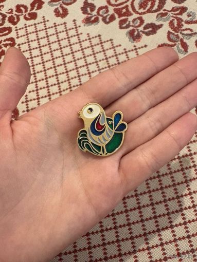 Птица ЗНАЧОК С РУБЛЯ