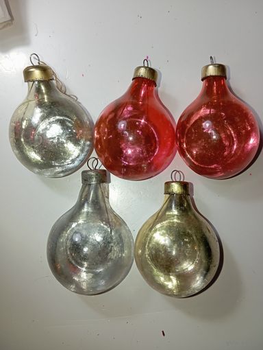 Ёлочные мини игрушки , СССР .