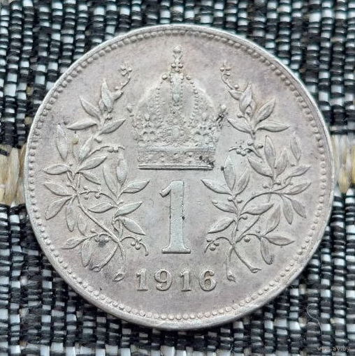 Австрия 1 крона 1916 год. Серебро. Предложи свою цену или обмен! Y