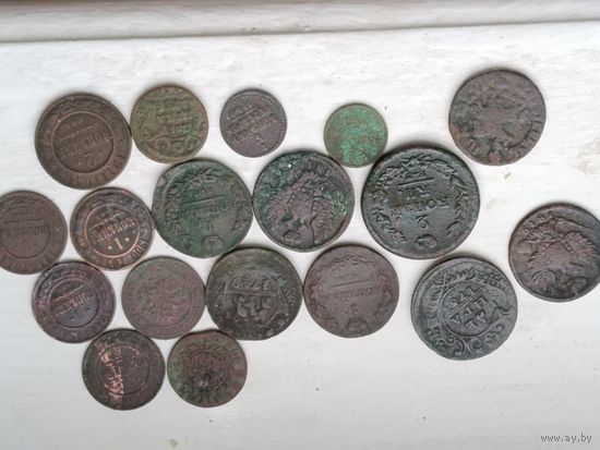 Лот медных монет