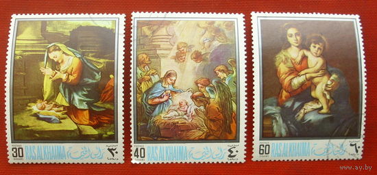 ОАЭ. Рас-аль-Хайма. Религия. ( 3 марки ). 8-7.