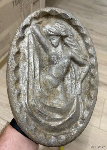 Советское панно на стену из силумина