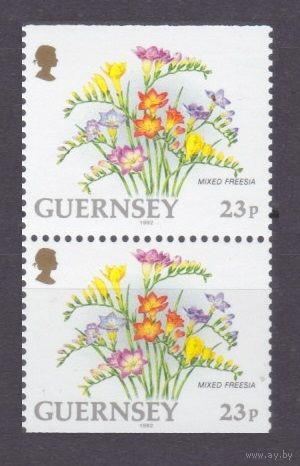 1992 Гернси 653Do+Du Цветы