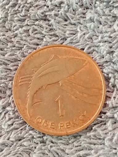 13. Распродажа. Остров Святой Елены и Вознесения 1 пенни 1984 г. Нечастый год! UNC