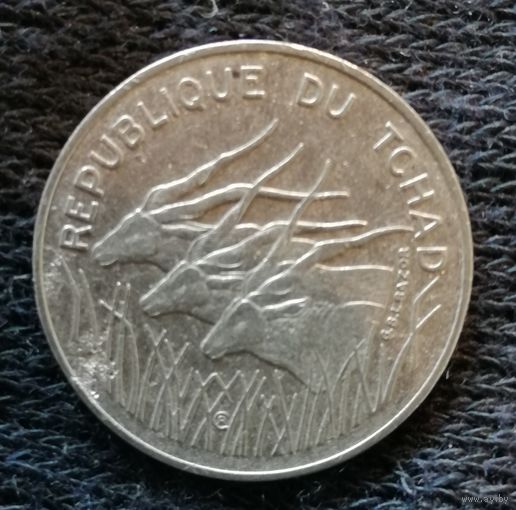 Чад 100 франков, 1984 г., KM# 3