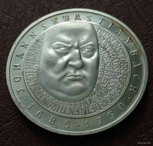 Германия 10 марок, 2000 250 лет со дня смерти Иоганна Себастьяна Баха   F  ( 1-15-2 )