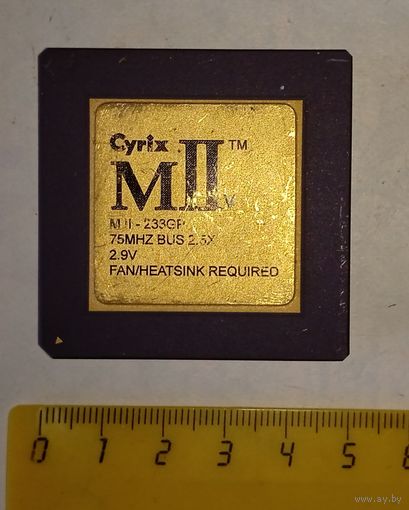 Процессор Cyrix MII-233GP. Для коллекции. Внимательно прочитайте описание!