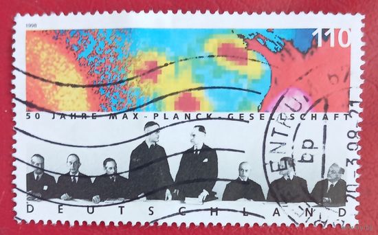 Германия, 1998 г., 50 лет обществу имени Макса Планка
