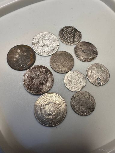 Монетное серебро! С рубля без МЦ! билон ссср российская империя.