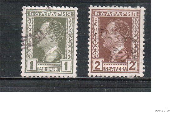 Болгария-1928, (Мих.210-211),   гаш.  , Стандарт, Царь Борис III(полная серия)(6)