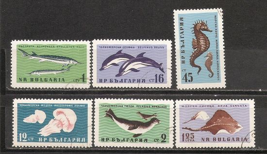 ФФ2 Болгария 1961 Морская фауна гаш